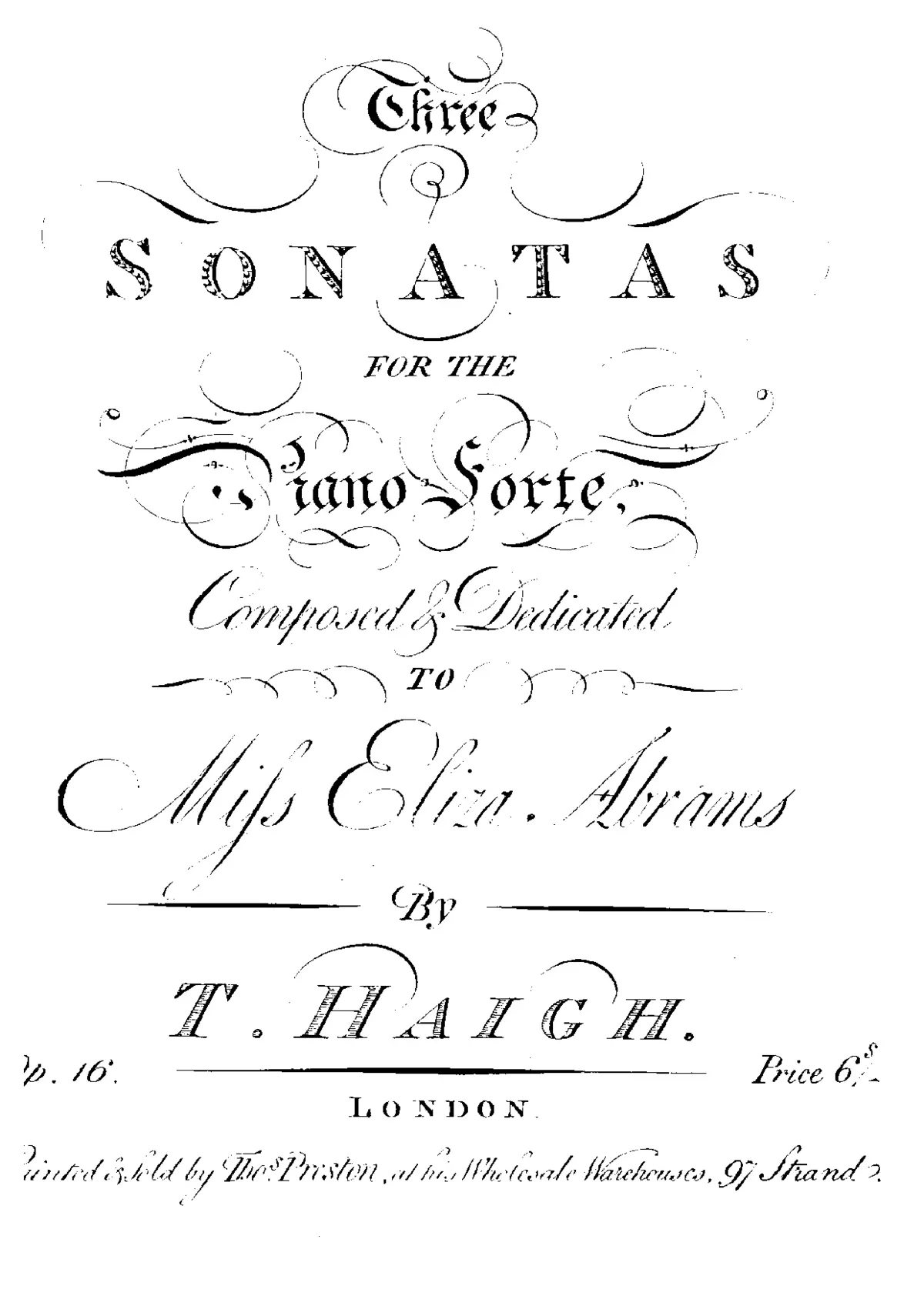 3 Piano Sonatas - Page 1