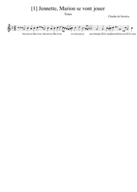 [1] Jennette Marion se vont jouer