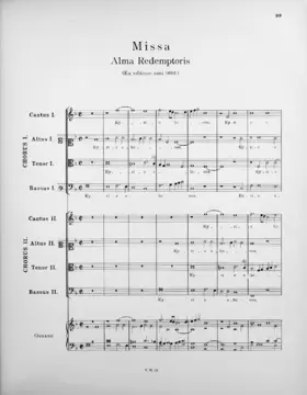 Missa Alma Redemptoris mater