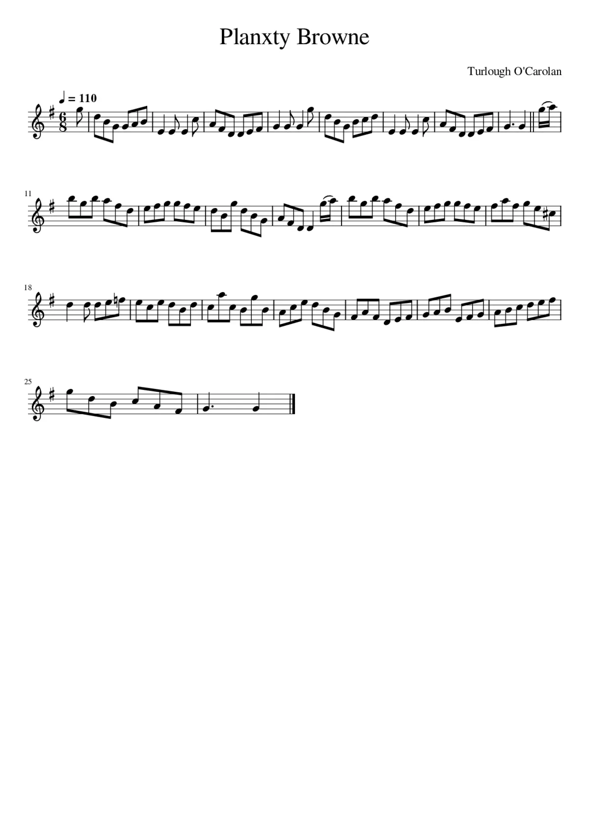 Planxty Browne - Page 1