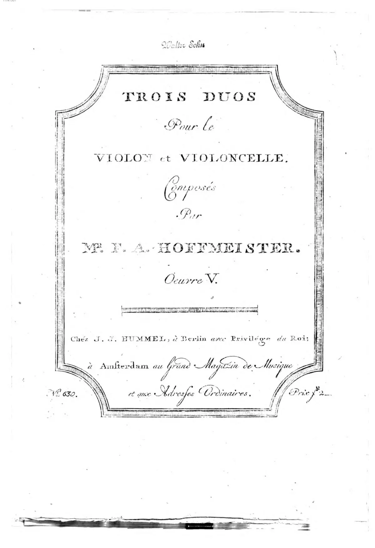 3 Duets for Violin and Violoncello - Page 1