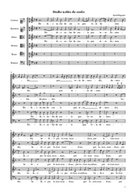 Hodie nobis de coelo