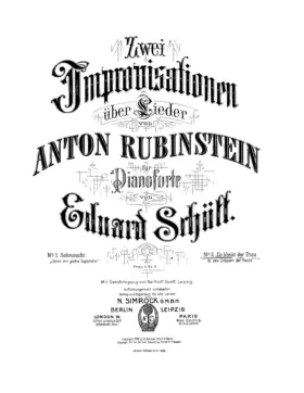 2 Improvisationen über Lieder von Anton Rubinstein