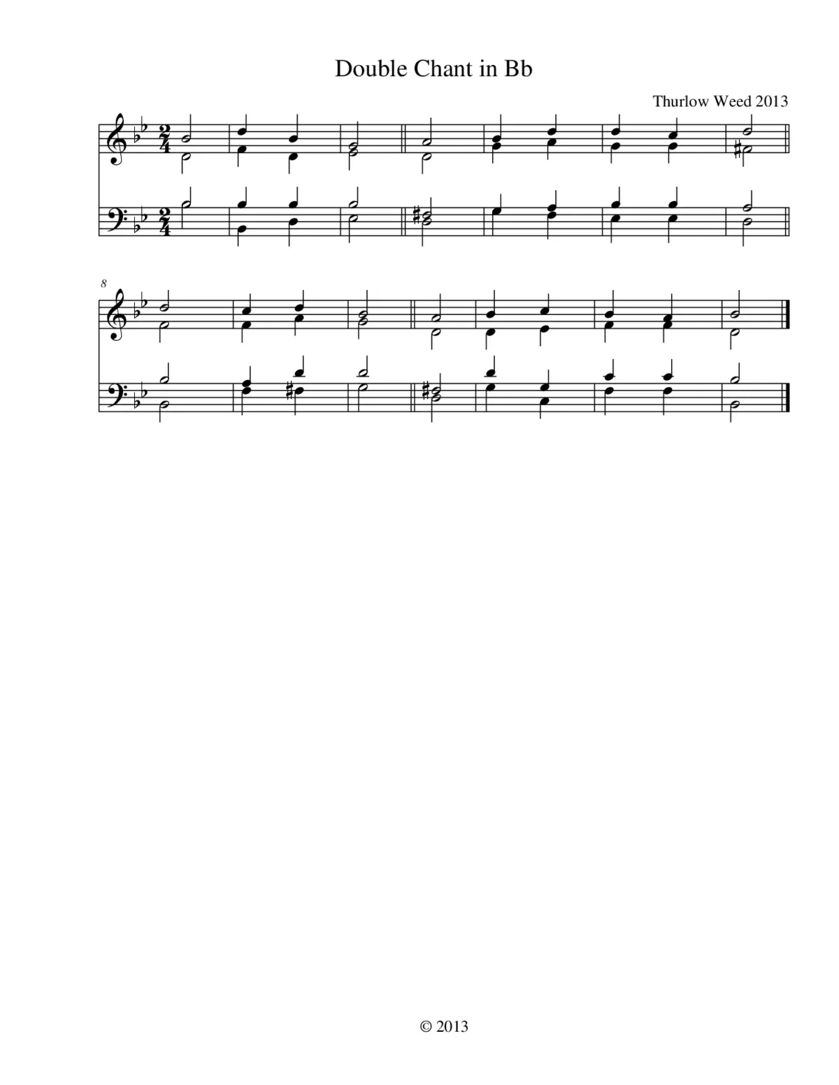 Double in Bb - Page 1