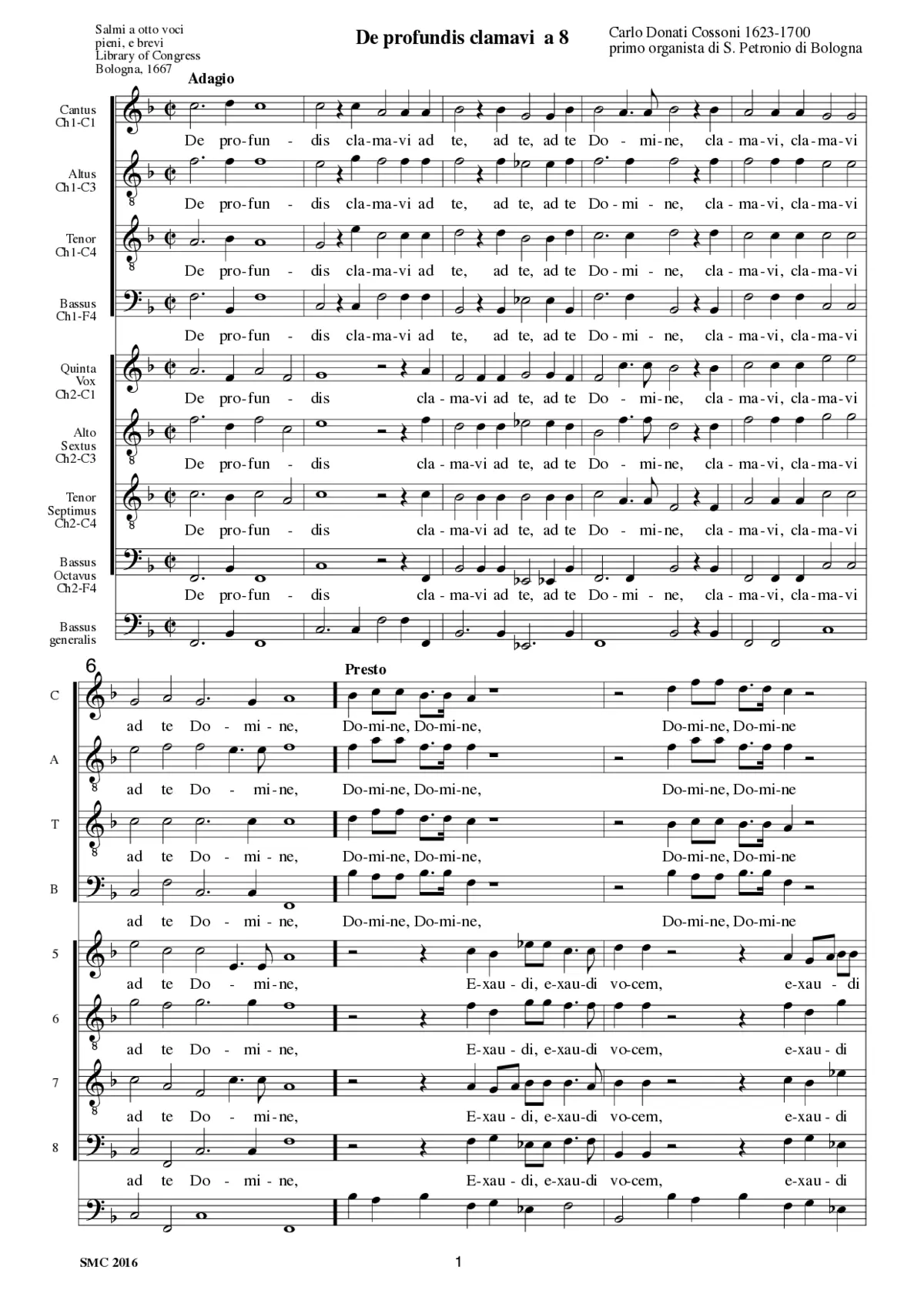 De profundis clamavi a 8 - Page 1