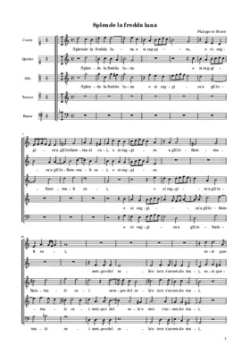 Splende la fredda luna