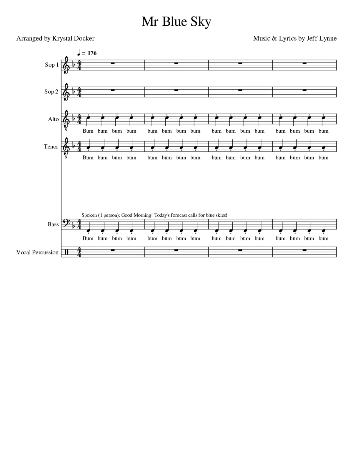 Mr Blue Sky - Page 1