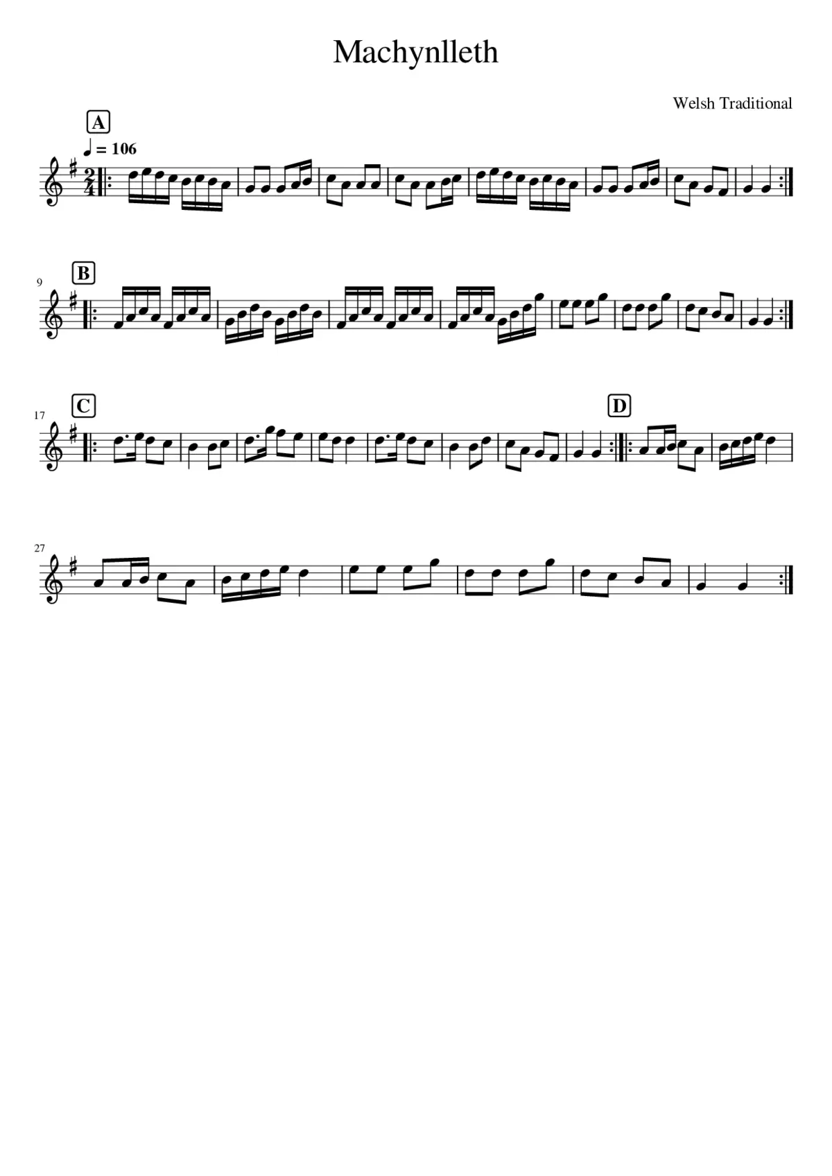 Machynlleth - Page 1