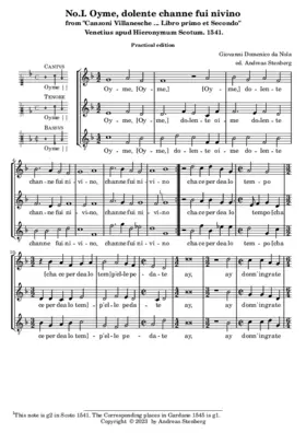 Oyme, dolente channe fui nivino