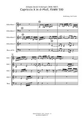 Capriccio X in D minor