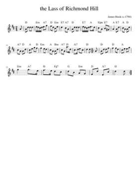 The Lass of Richmond Hill