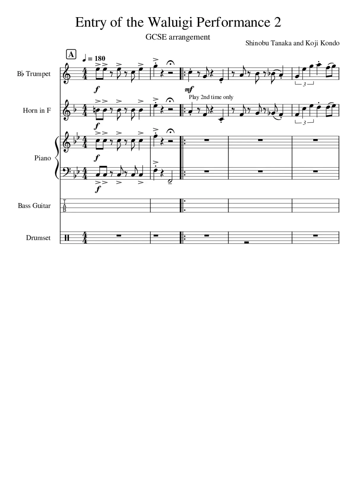 Entry of the Waluigi Performance 2 - Page 1