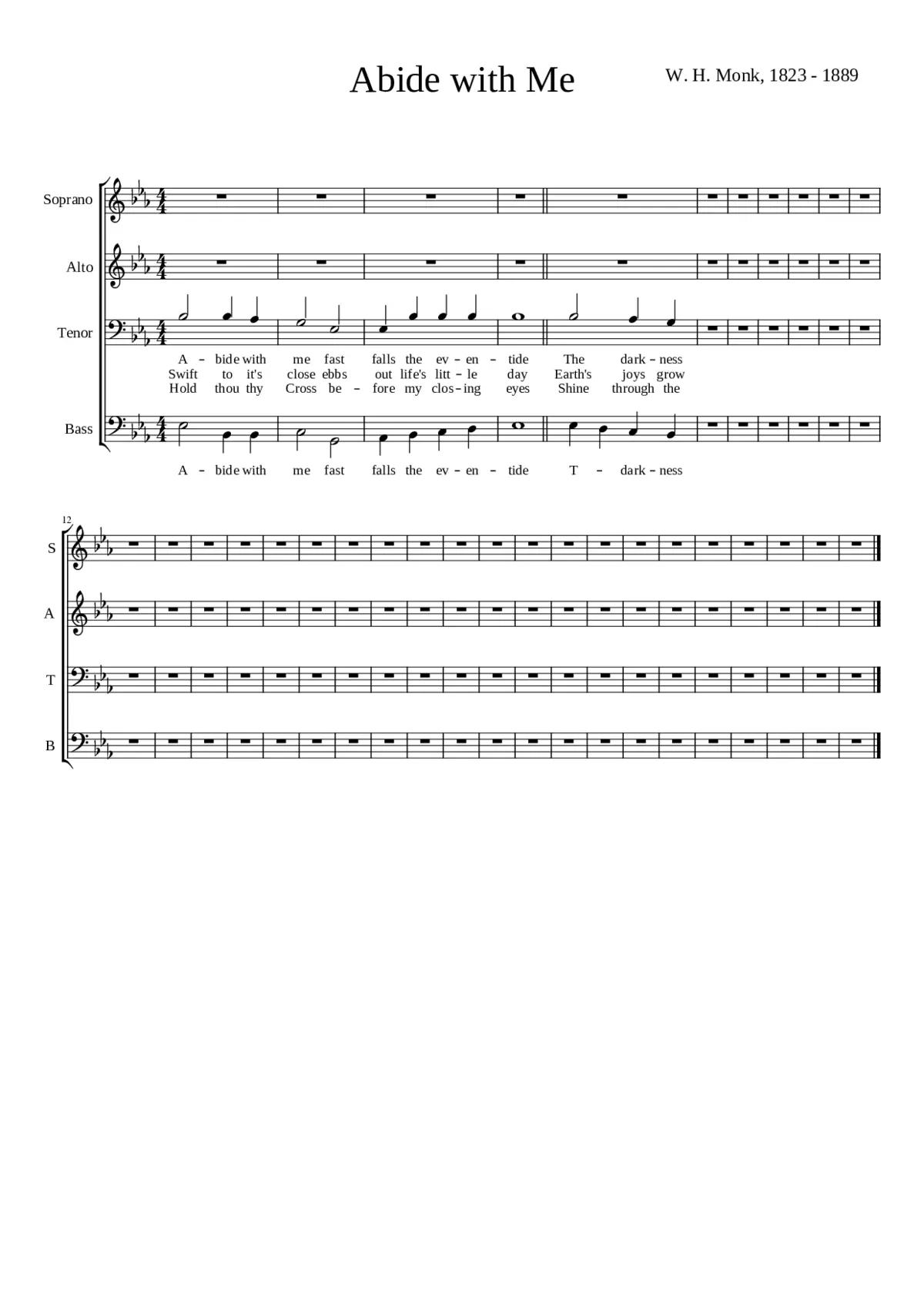 Abide with me - Page 1