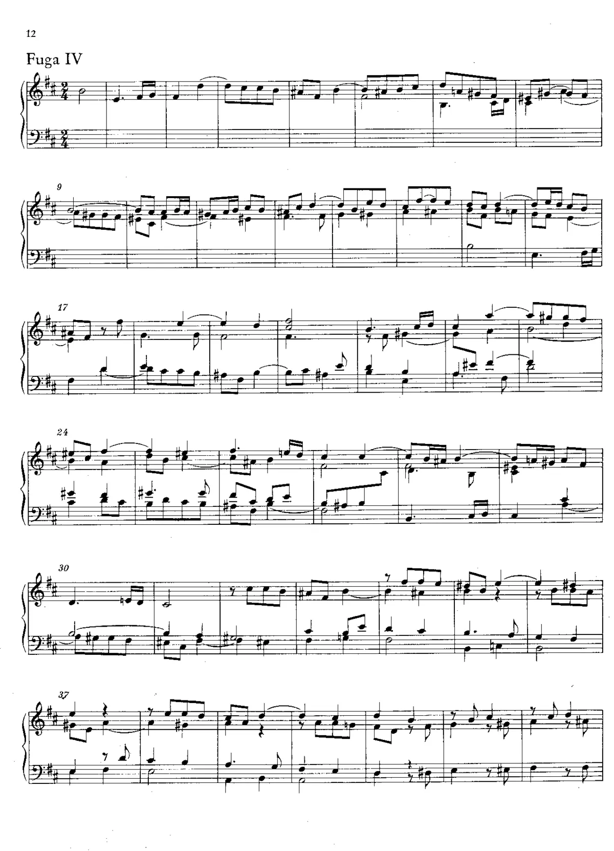 Fugue in B minor - Page 1