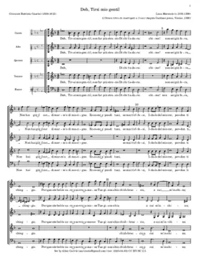 Deh Tirsi mio gentil