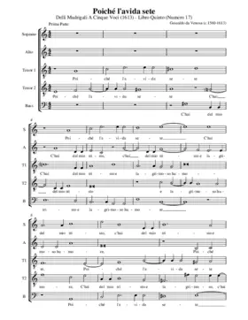 Poichè l'avida sete