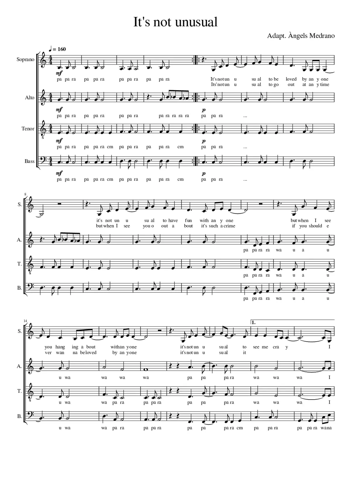 It's not unusual - Page 1