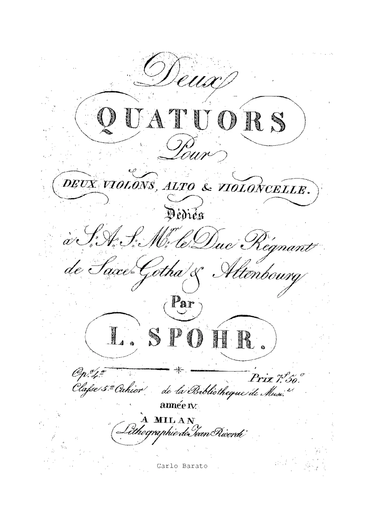 2 String Quartets - Page 1