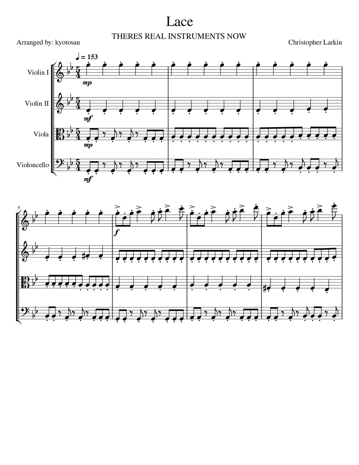 Lace - Page 1