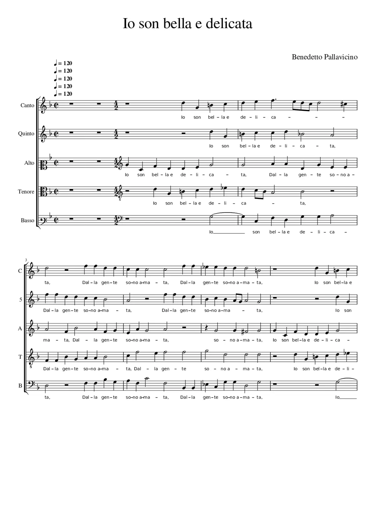 Io son bella e delicata - Page 1