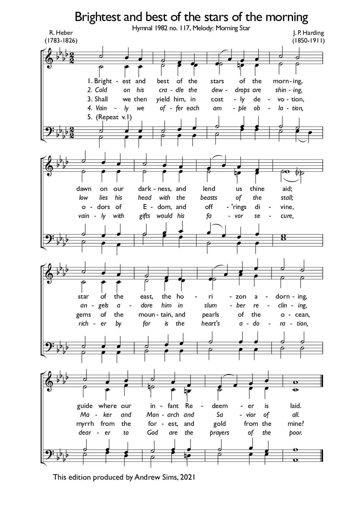 Brightest and best of the stars of the morning - Page 1