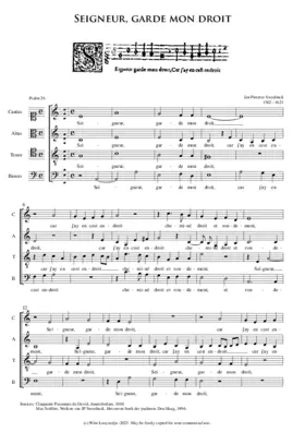 Pseaume 26 - Seigneur garde mon droit