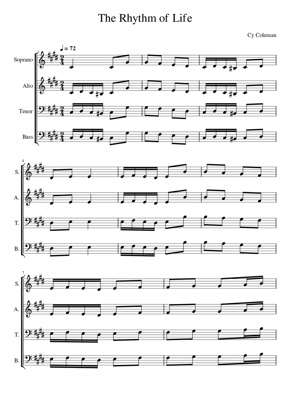 The Rhythm of Life - Page 1