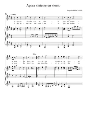 Agora viniesse un viento