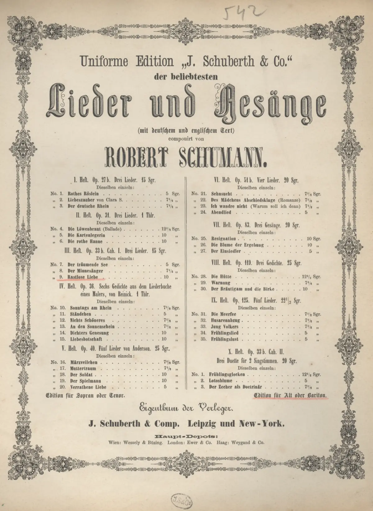 6 Lieder - Page 1