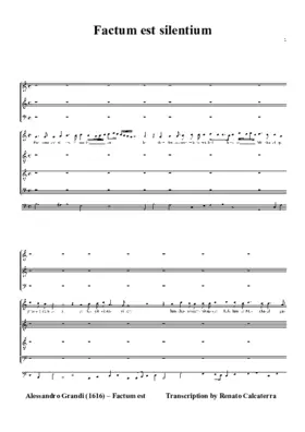 Factum est silentium