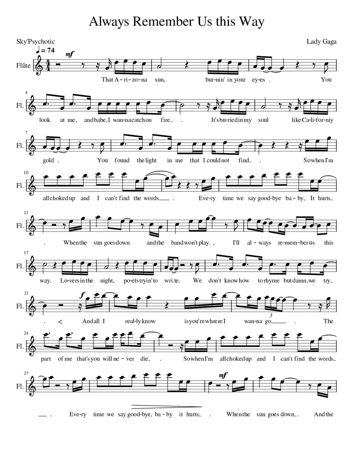 always remember us this way - Page 1