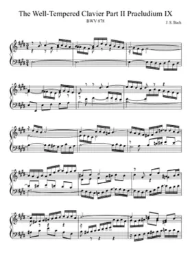 Prelude and Fugue in E major BWV 878