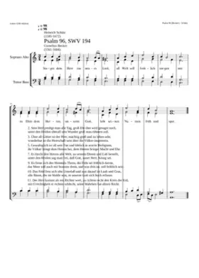 Singet dem Herrn ein neues Lied SWV 194