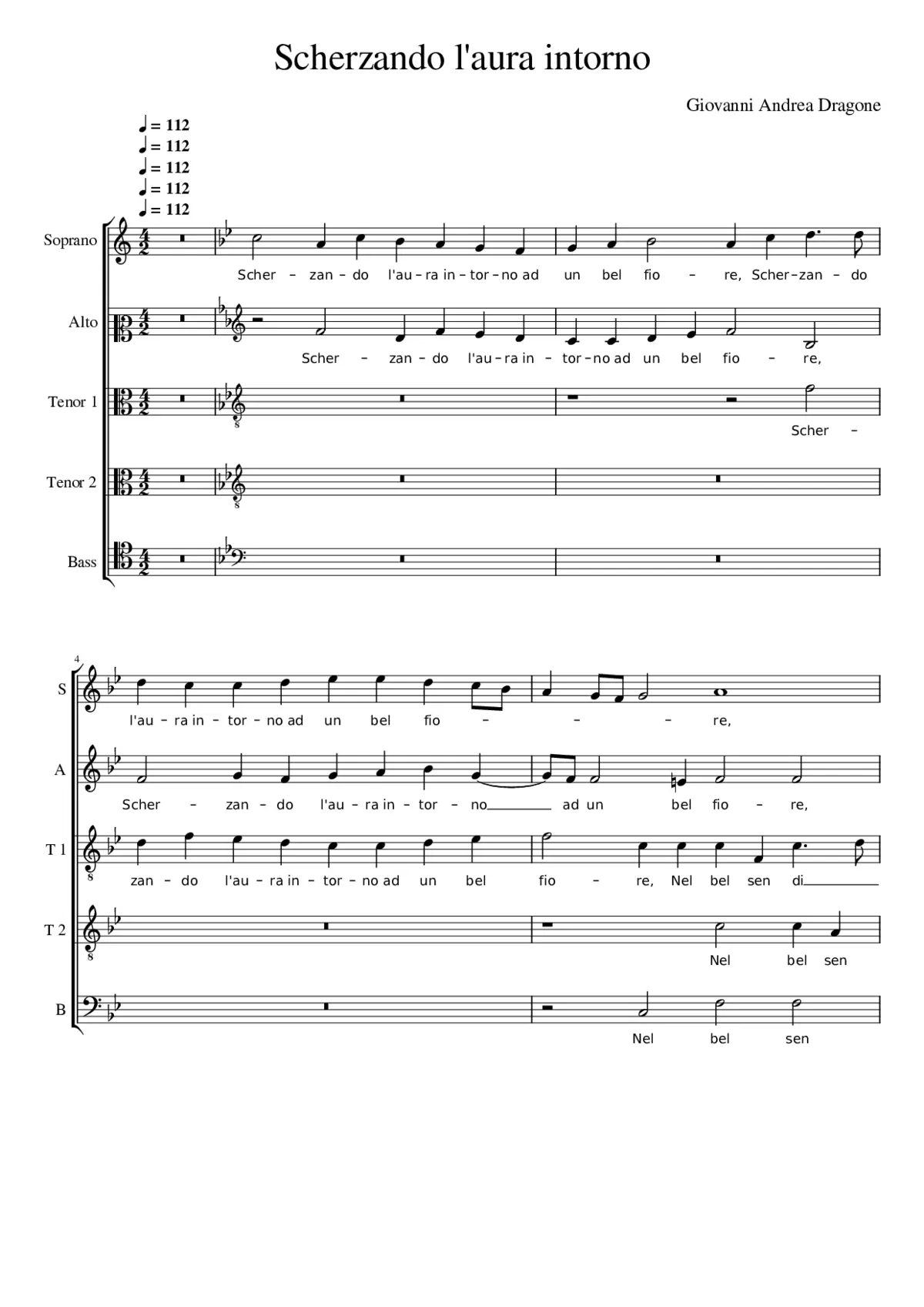 Scherzando l'auraintorno - Page 1