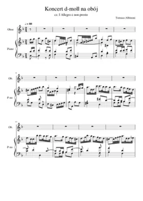 Oboe Concerto in D minor Op.9 No.2