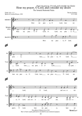 Hear my prayer, O Lord, and consider my desire