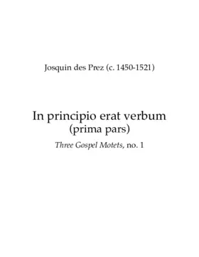 In principio erat verbum