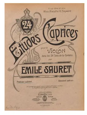 24 Etudes Caprices