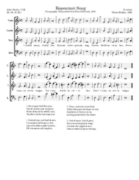 Repentant Song