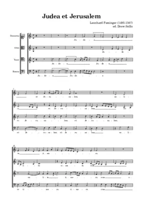 Judea et Jerusalem (Antiphon)