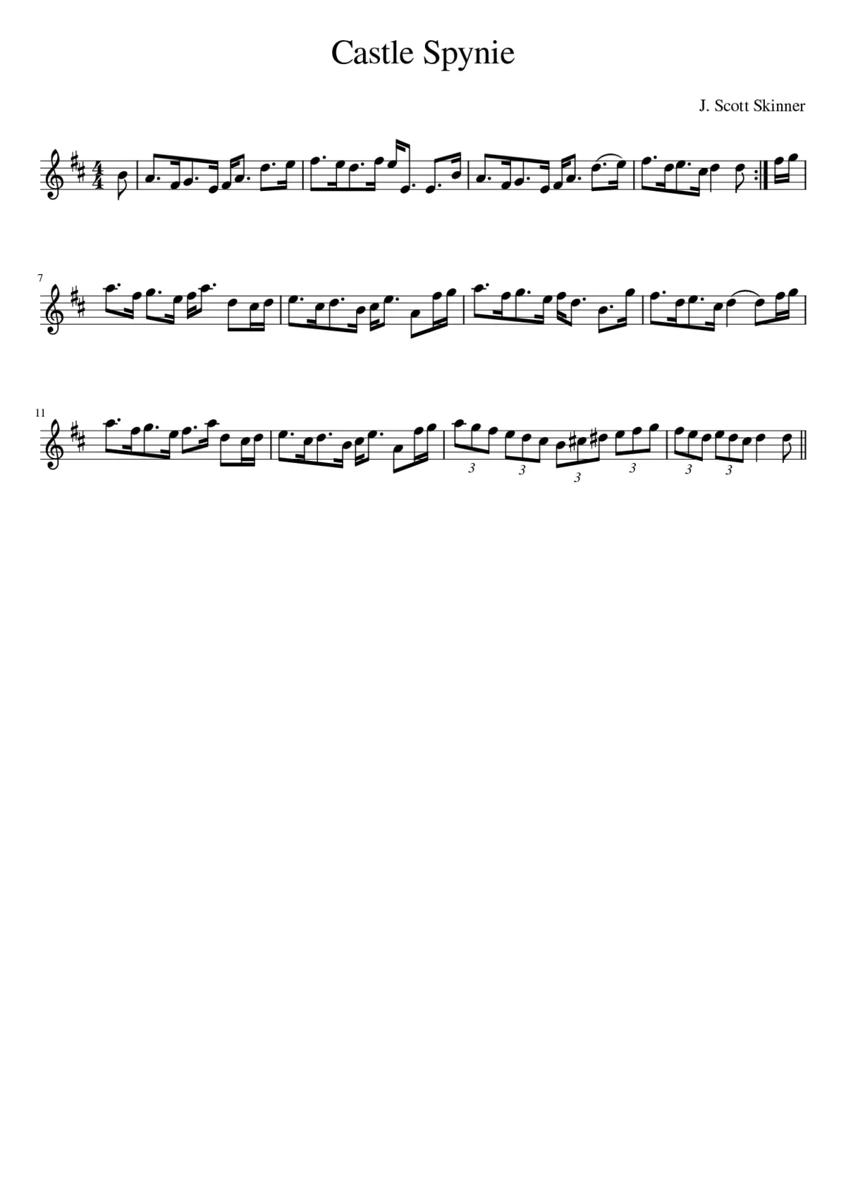 Castle Spynie - Page 1