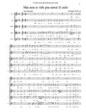 Mai non si vide piu seren' il cielo